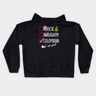 NICE NAUGHTY colombian Kids Hoodie